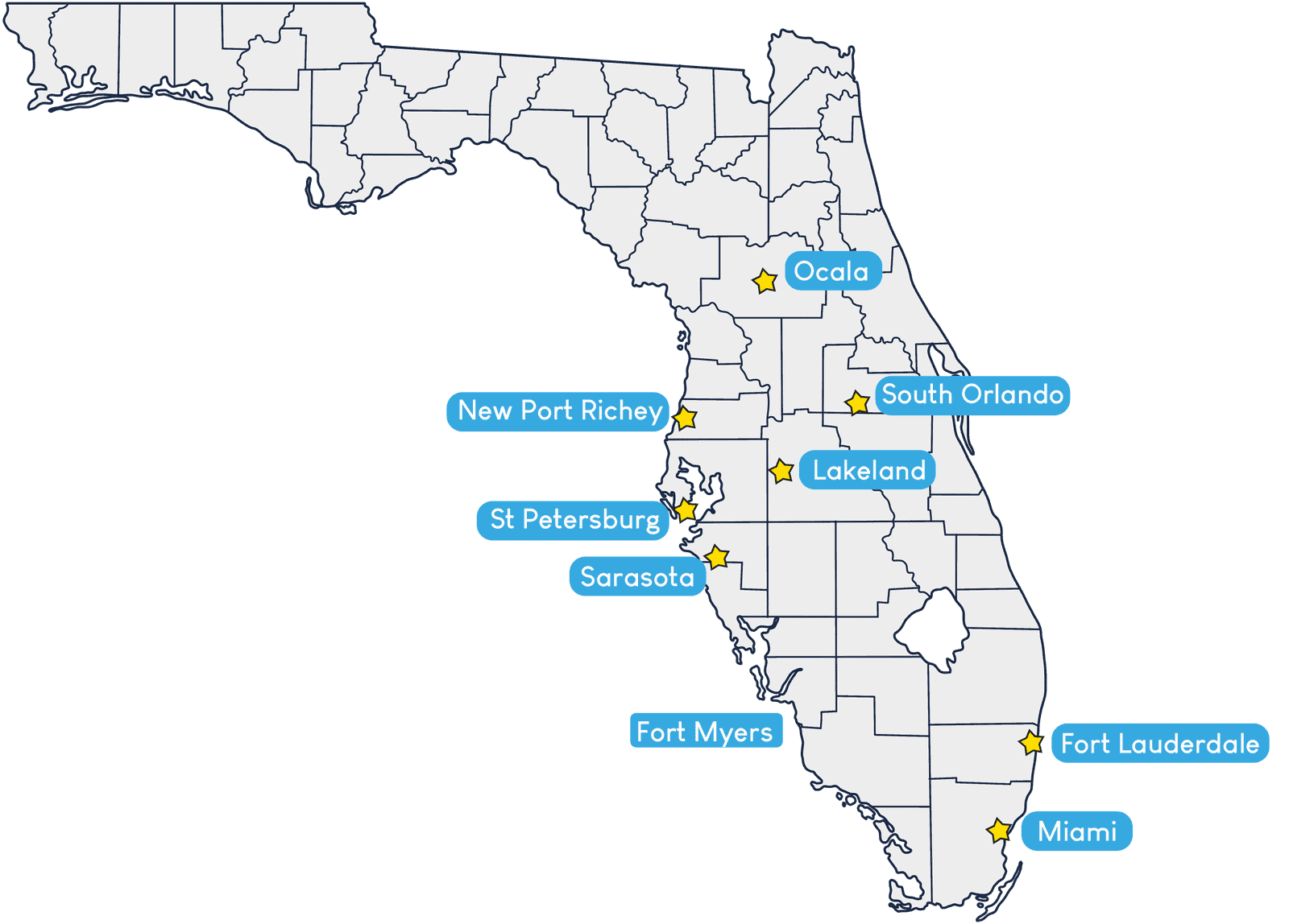 Mapa de jacksonville florida - Etsy México, image size:1600x1148